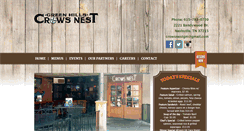 Desktop Screenshot of crowsnestnashville.com